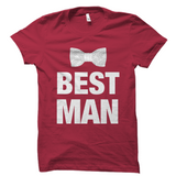 Best Man Bow Tie Shirt