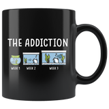 The Addiction Aquarium 11oz Black Mug