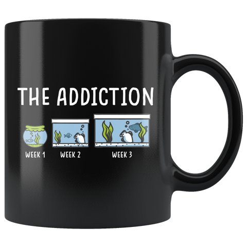 The Addiction Aquarium 11oz Black Mug