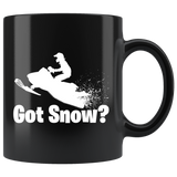 Got Snow? - Snowmobile 11oz Black Mug