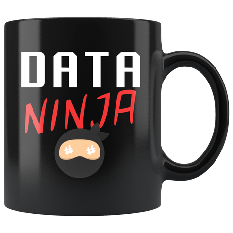 Data Ninja 11oz Black Mug