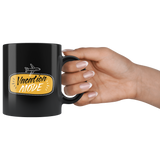 Vacation Mode 11oz Black Mug