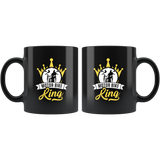 Motor Bike King 11oz Black Mug