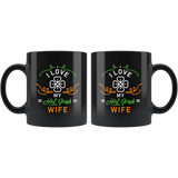 I Love My Hot Irish Wife 11oz Black Mug