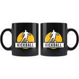 Kickball 11oz Black Mug