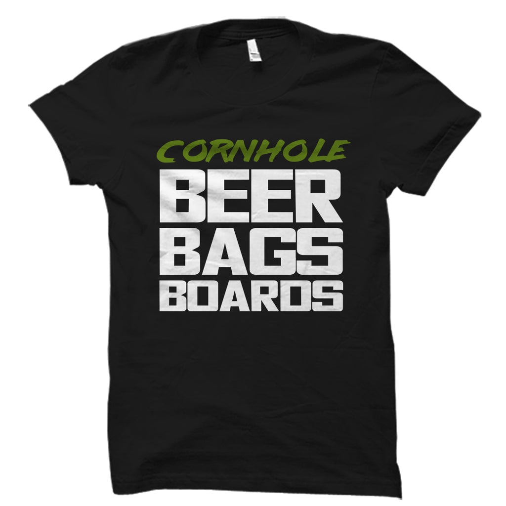 Cornhole Beer Bags Boards Shirt