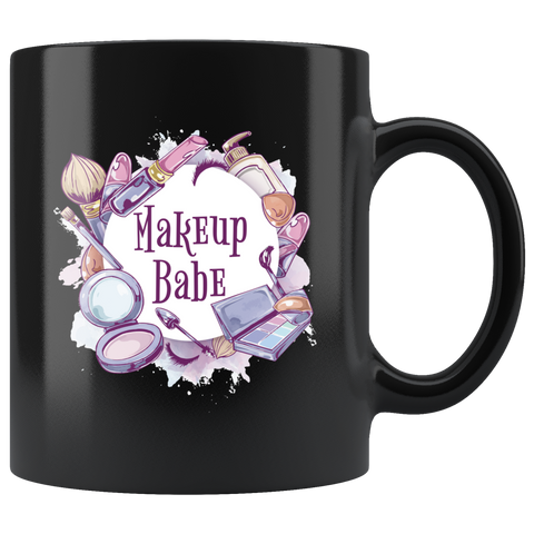 Makeup Babe 11oz Black Mug