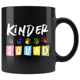Kinder Squad 11oz Black Mug
