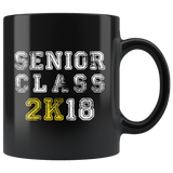 Senior Class 2K18 11oz Black Mug