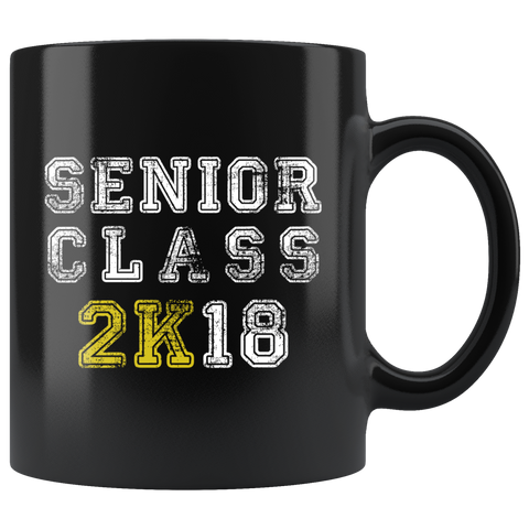 Senior Class 2K18 11oz Black Mug