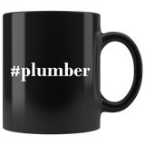#Plumber  11oz Black Mug