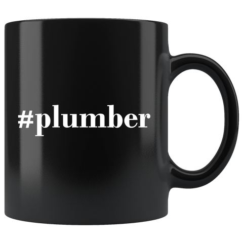 #Plumber  11oz Black Mug