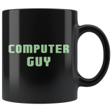 Computer Guy 11oz Black Mug