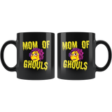 Mom Of Ghouls 11oz Black Mug