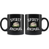 Spirit Animal 11oz Black Mug