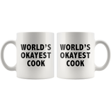 World's Okayest Cook White Mug