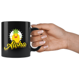 Aloha 11oz Black Coffee Mug