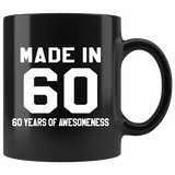 Made In 60 11oz Black Mug
