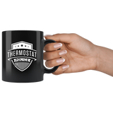 Thermostat Police 11oz Black Mug