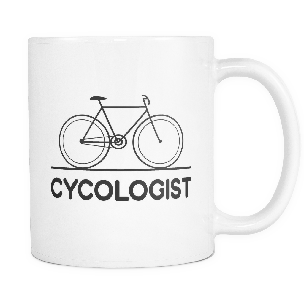 Funny Biking Cycologist Mug