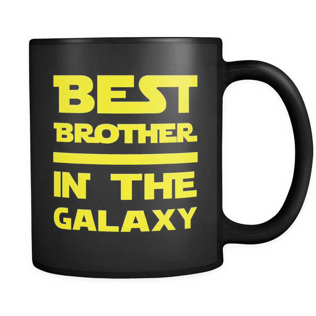 Best Brother In The Galaxy Black Mug