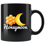 Honey Moon 11oz Black Mug