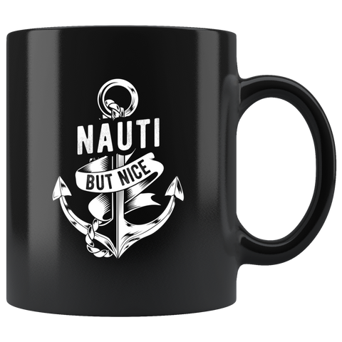 Nauti But Nice 11oz Black Mug