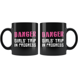 Danger Girls' Trip In Progress 11oz Black Mug