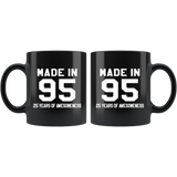 Made In 95 11oz Black Mug