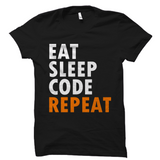 Eat Sleep Code Repeat Shirt