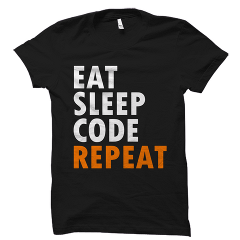 Eat Sleep Code Repeat Shirt