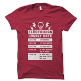 Electrician Hourly Rate Shirt