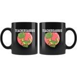 Teachersaurus 11oz Black Mug