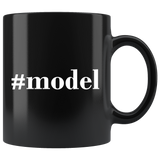 #Model 11oz Black Mug