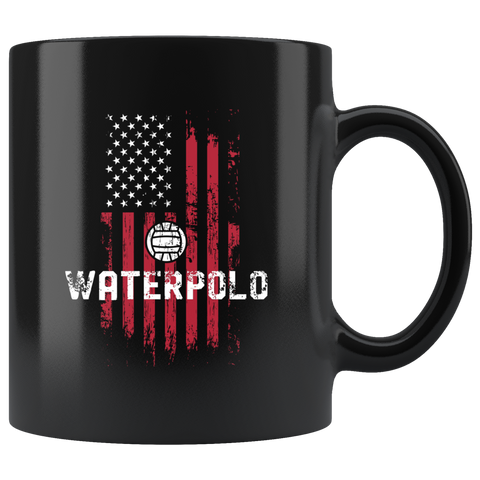 American Water Polo 11oz Black Mug