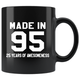 Made In 95 11oz Black Mug