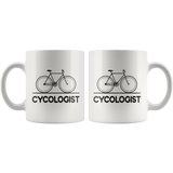 Cycologist White Mug