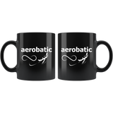 Aerobatic 11oz Black Mug
