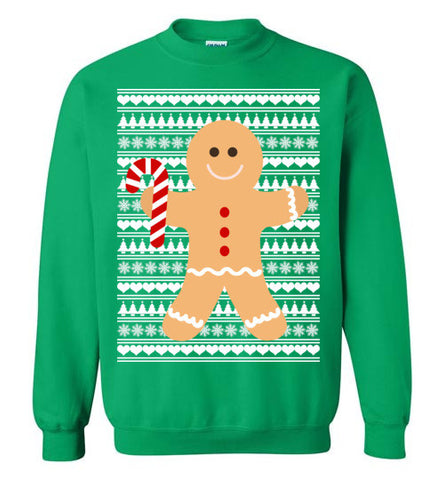 Gingerbread Man Ugly Christmas Sweater