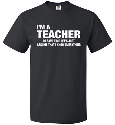 I'm A Teacher Shirt Funny Teacher Gift Back to School - oTZI Shirts - 1