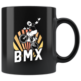 BMX - Biking 11oz Black Mug
