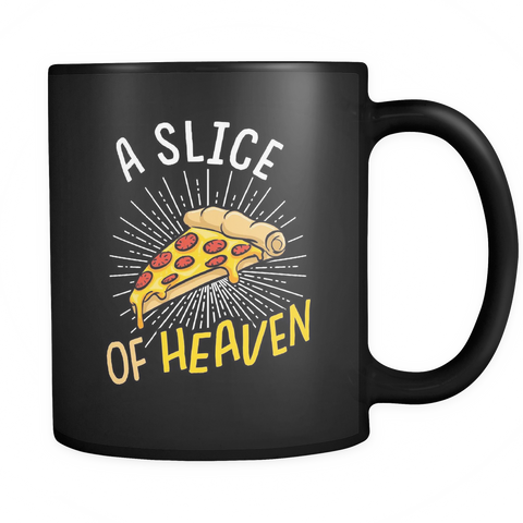 A Slice of Heaven Black Mug