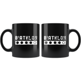 Biathlon - Winter Sports 11oz Black Mug