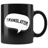 Translator 11oz Black Mug