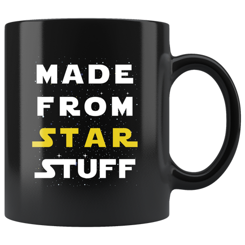 Made From Star Stuff 11oz Black Mug