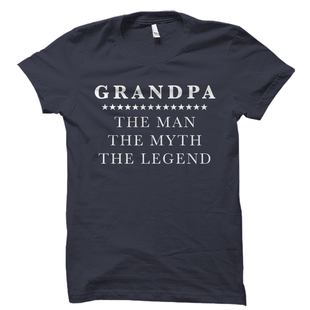 Grandpa The Man The Myth The Legend T-Shirt – oTZI Shirts Grandpa The Man The Myth The Legend T-Shirt – oTZI Shirts