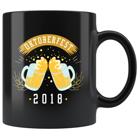 Oktoberfest 2018 11oz Black Mug