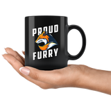 Proud Furry 11oz Black Mug