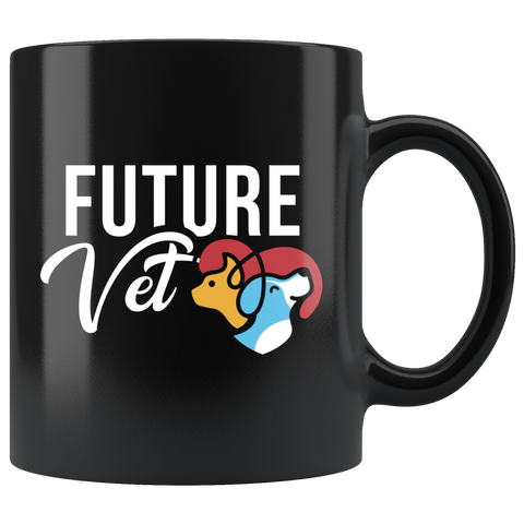 Future Vet 11oz Black Mug