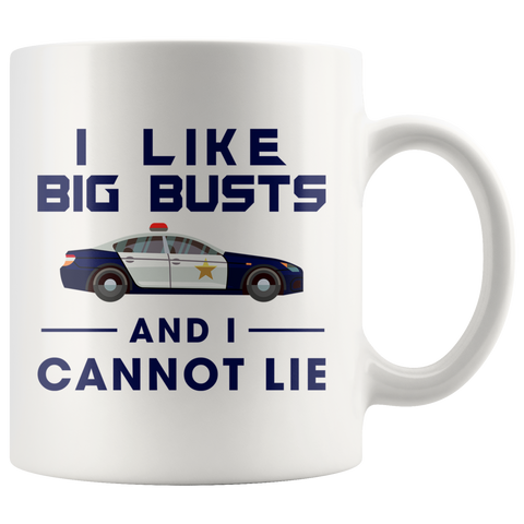 I Like Big Busts And I Cannot Lie 11oz White Mug